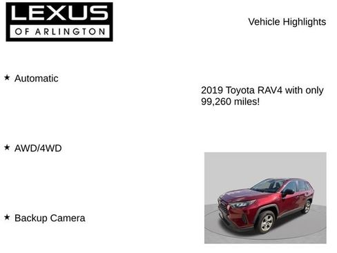 Used 2019 Toyota RAV4 LE w/ Carpet Mat Package AWD/4WD image 7