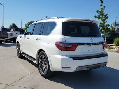 Used 2021 Nissan Armada Platinum w/ Captain's Chairs Package
