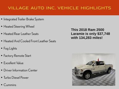 Used 2018 RAM 2500 Laramie w/ Cold Weather Group image 21