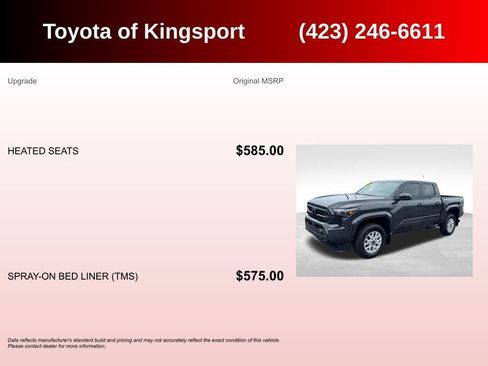 Used 2026 Toyota Tacoma SR5 AWD/4WD image 3