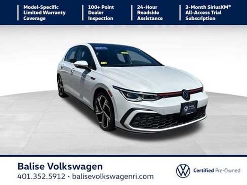 Certified 2024 Volkswagen GTI SE w/ SE Leather Seats Package FWD image 1