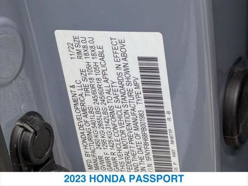 Certified 2023 Honda Passport TrailSport image 26