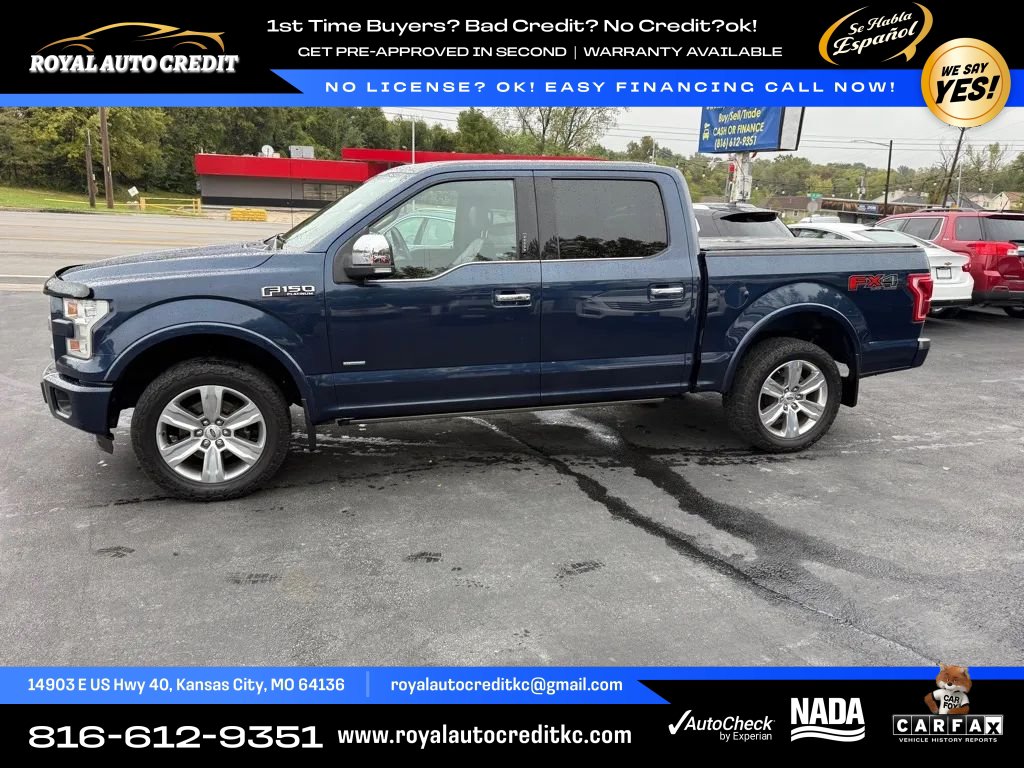 Used 2015 Ford F150 Platinum w/ Equipment Group 701A Luxury AWD/4WD image 4