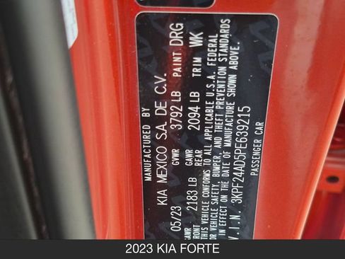Used 2023 Kia Forte LXS FWD image 29