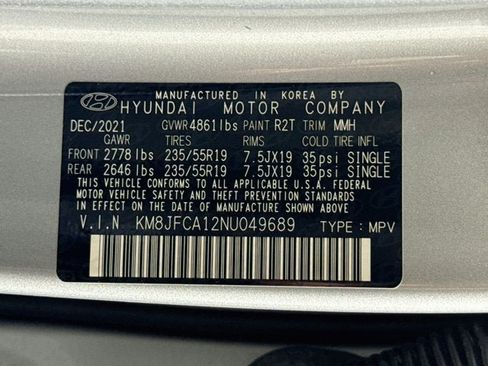 Used 2022 Hyundai Tucson SEL AWD/4WD image 28