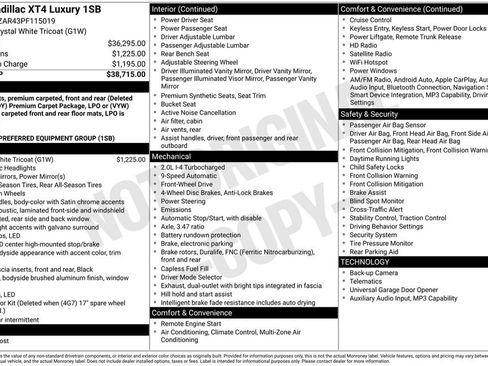 Used 2023 Cadillac XT4 Luxury FWD image 8