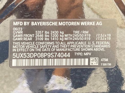 Used 2023 BMW X3 xDrive30i w/ Convenience Package AWD/4WD image 32