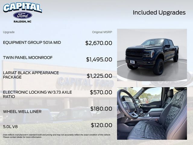 New 2026 Ford F150 Lariat w/ Equipment Group 501A Mid AWD/4WD image 5