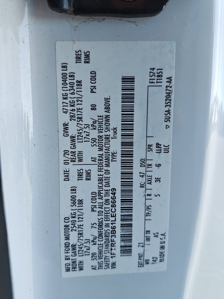Used 2020 Ford F350 XL w/ Power Equipment Group AWD/4WD image 24