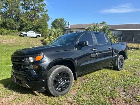 Used 2023 Chevrolet Silverado 1500 Custom w/ LPO, Dark Essentials Package RWD image 2