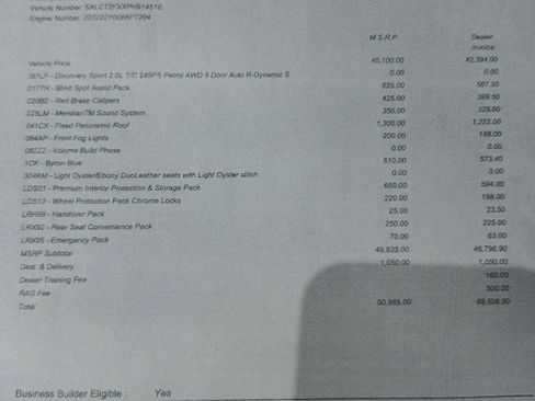 Used 2023 Land Rover Discovery Sport S R-Dynamic image 49