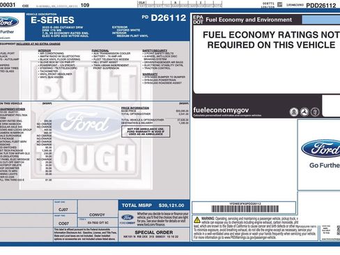 Used 2023 Ford E-350 and Econoline 350 Super Duty w/ Driver's Safety Package image 33