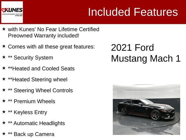 Used 2021 Ford Mustang Mach 1 w/ Equipment Group 700A RWD image 2