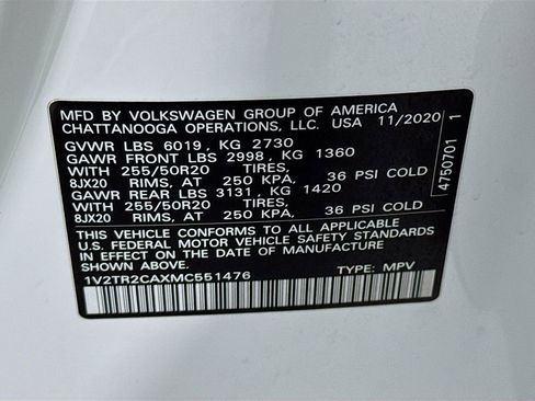 Used 2021 Volkswagen Atlas SEL Premium image 44