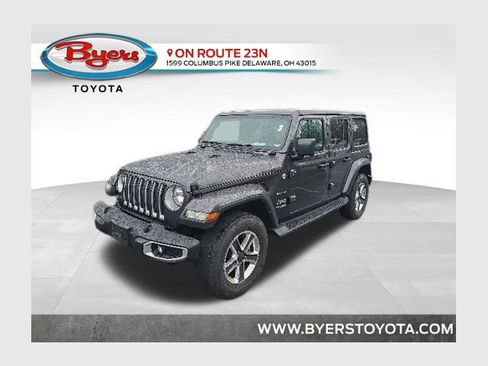 Used 2022 Jeep Wrangler Unlimited Sahara w/ Cold Weather Group AWD/4WD image 1