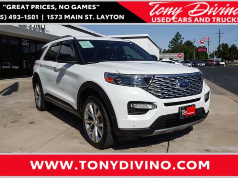 Used 2021 Ford Explorer Platinum w/ Equipment Group 601A AWD/4WD image 1