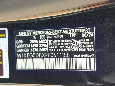 Certified 2024 Mercedes-Benz EQE AMG 4MATIC Sedan image 33