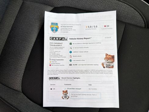 Used 2025 Chevrolet TrailBlazer LT image 39