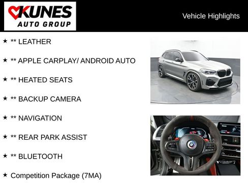 Used 2021 BMW X3 M w/ Competition Package AWD/4WD image 2
