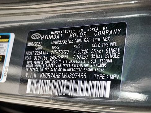 Used 2021 Hyundai Palisade Calligraphy FWD image 36