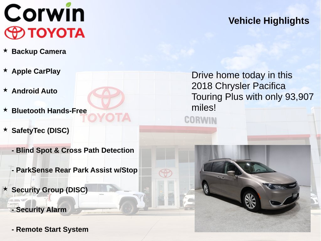 Used 2018 Chrysler Pacifica Touring Plus FWD image 7