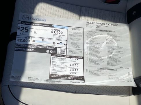 New 2026 MAZDA CX-50 AWD 2.5 S w/ Accent Package image 34