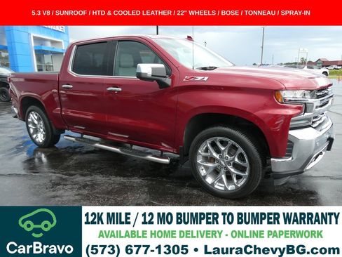 Certified 2019 Chevrolet Silverado 1500 LTZ w/ LTZ Plus Package AWD/4WD image 1