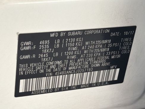 Used 2018 Subaru Outback 2.5i Limited AWD/4WD image 26