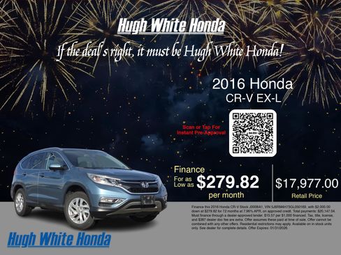 Used 2016 Honda CR-V EX-L image 3