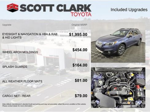 Used 2017 Subaru Outback 2.5i Limited AWD/4WD image 4