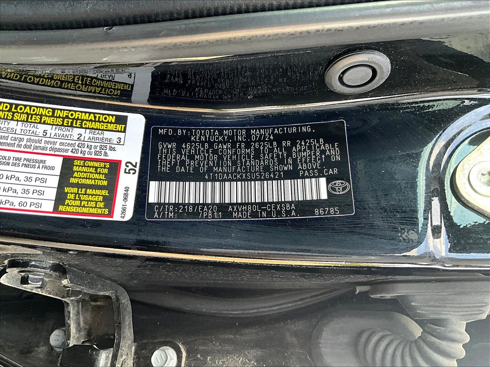 Used 2025 Toyota Camry SE FWD image 19