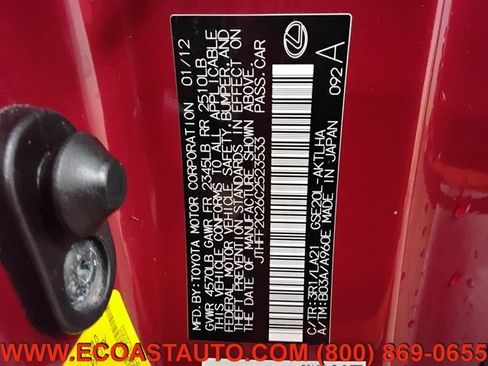Used 2012 Lexus IS 250C w/ Luxury Pkg RWD image 14