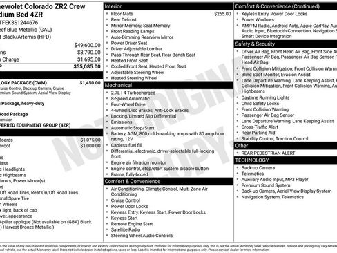 Used 2025 Chevrolet Colorado ZR2 w/ Technology Package image 5