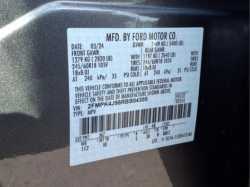 Used 2024 Ford Edge SEL w/ Convenience Package AWD/4WD image 23