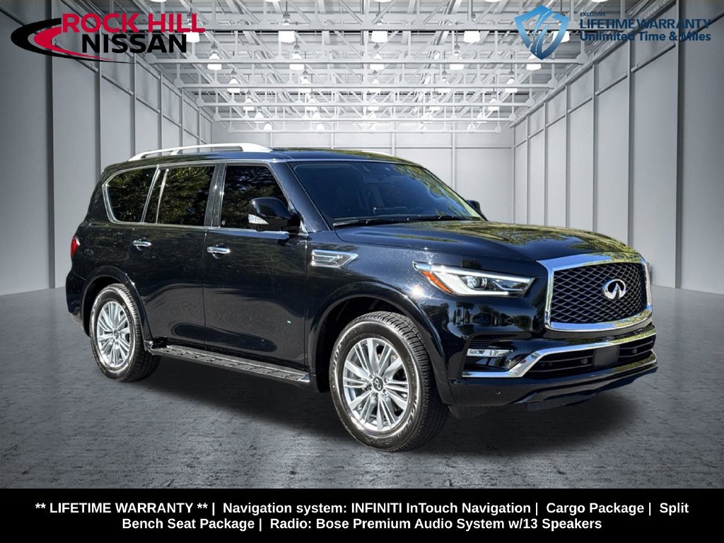 Used 2023 INFINITI QX80 Luxe w/ Cargo Package AWD/4WD 360° Tour