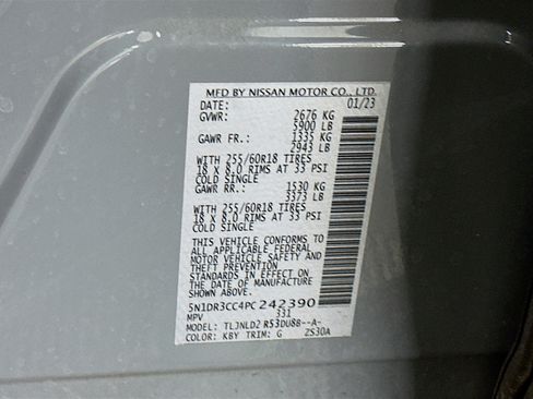 Used 2023 Nissan Pathfinder SL AWD/4WD image 12