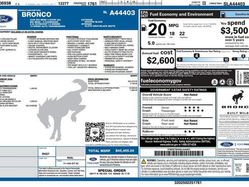 Used 2025 Ford Bronco Big Bend AWD/4WD image 4