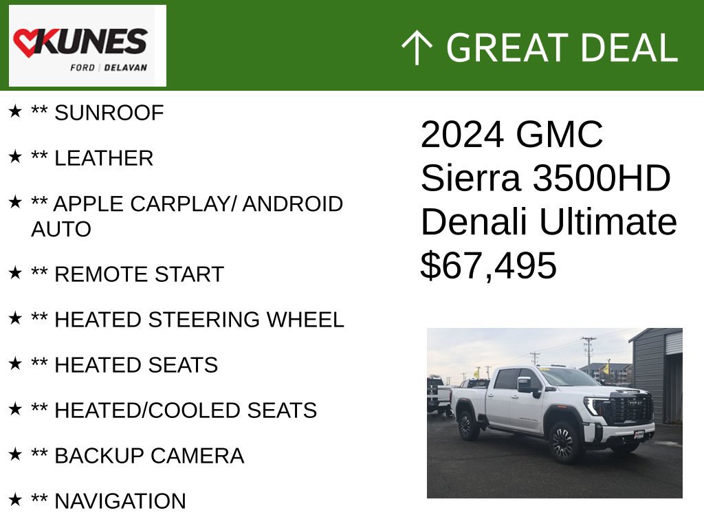 Used 2024 GMC Sierra 3500 Denali Ultimate AWD/4WD image 2