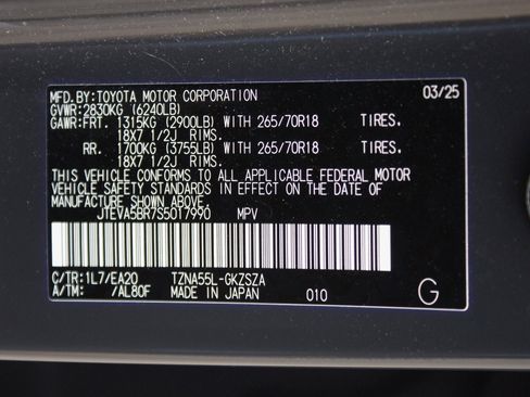 Certified 2025 Toyota 4Runner TRD Off-Road Premium w/ Tow Technology Package image 26