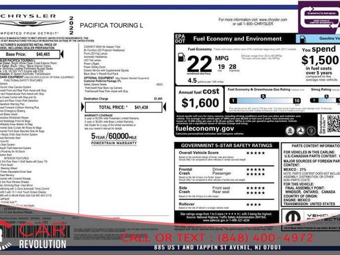 Used 2022 Chrysler Pacifica Touring-L image 9