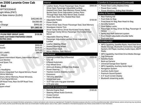 Used 2012 RAM 2500 Laramie w/ HD Snow Plow Prep Group AWD/4WD image 6