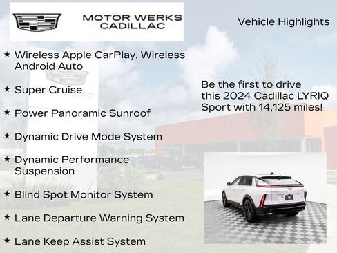 Certified 2024 Cadillac Lyriq Sport w/ Nappa Leather Package image 15