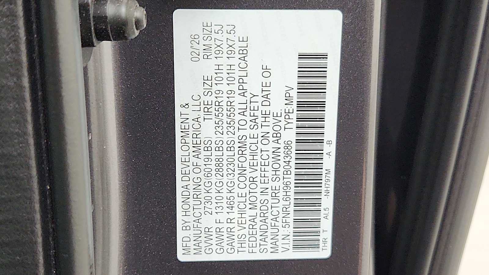 Used 2026 Honda Odyssey Elite image 11