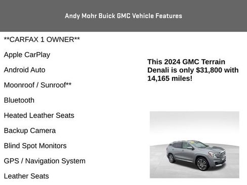 Used 2024 GMC Terrain Denali w/ Denali Premium Package image 4