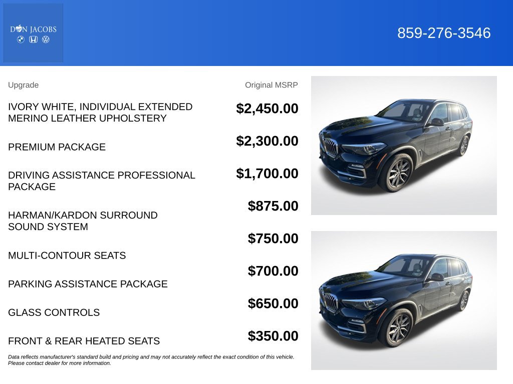 Used 2020 BMW X5 xDrive40i w/ Premium Package AWD/4WD image 5