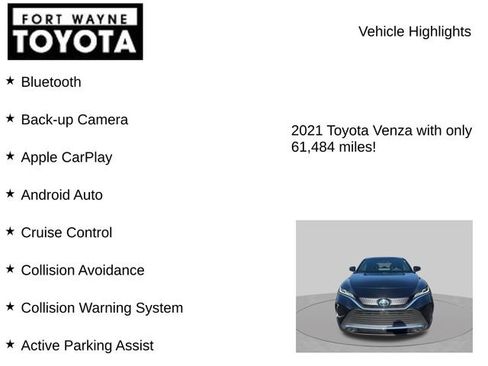 Used 2021 Toyota Venza Limited w/ Advanced Technology Package AWD/4WD image 8