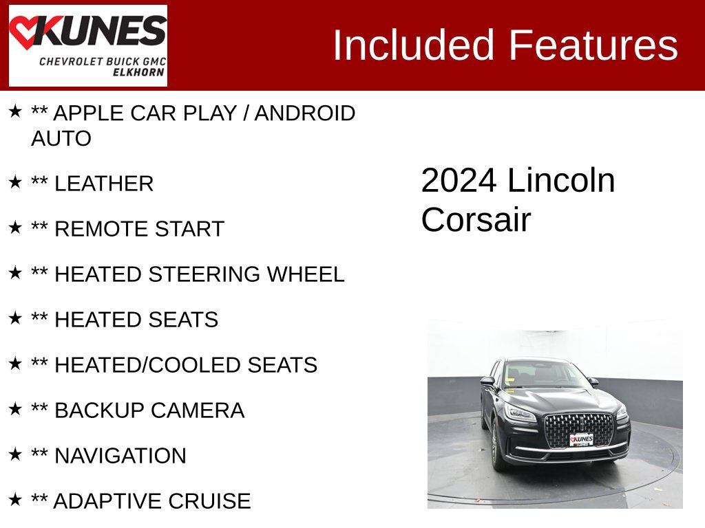 Used 2024 Lincoln Corsair Reserve AWD/4WD image 2