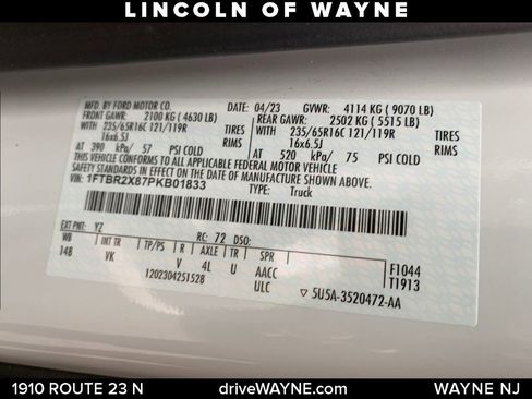 Used 2023 Ford Transit 250 148 High Roof AWD image 20