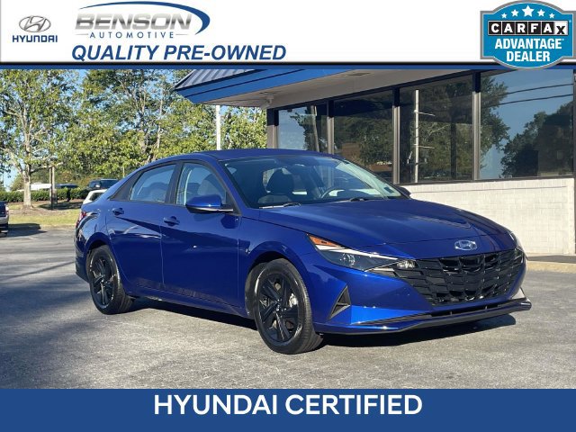 Certified 2023 Hyundai Elantra Blue FWD image 1