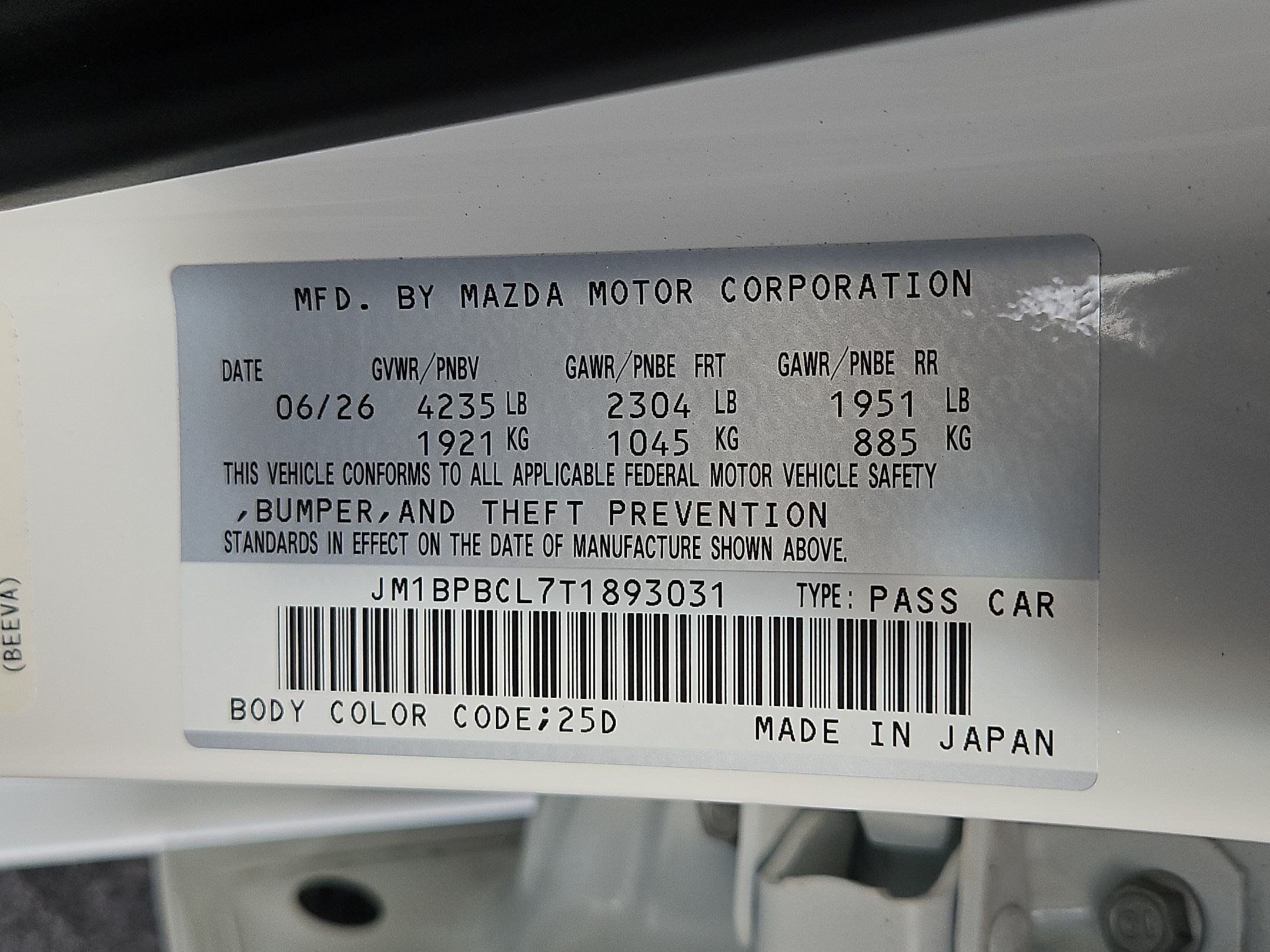 Used 2026 MAZDA MAZDA3 Carbon AWD/4WD image 32